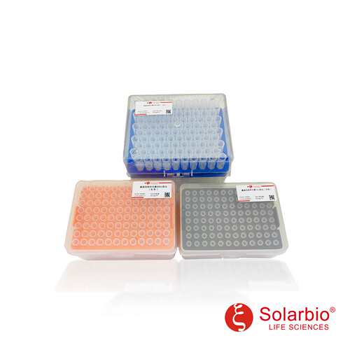 盒装低吸附灭菌200ul吸头（无色）  Solarbio YA0424-1pk 96支/盒