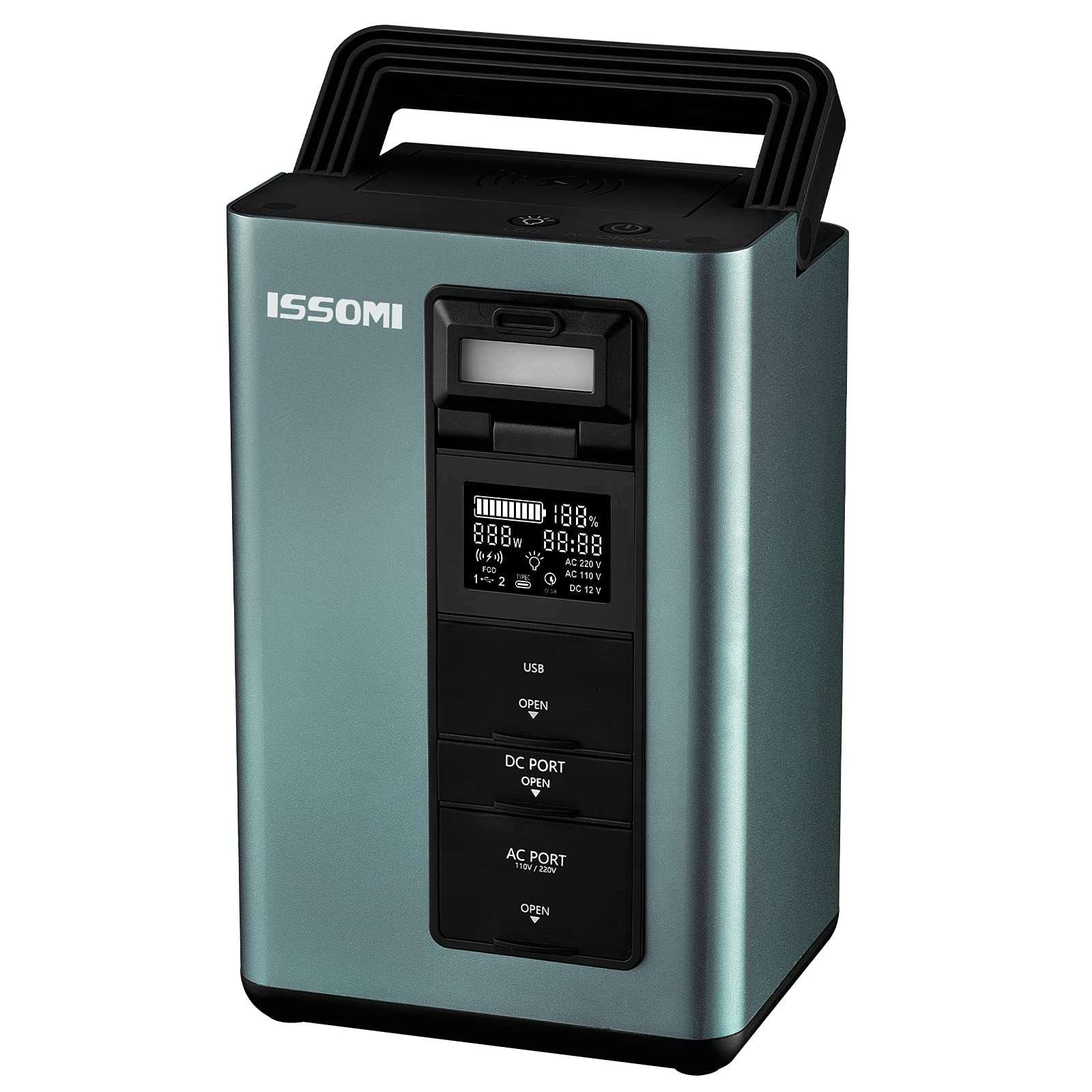 UPS储能电源户外110V移动太阳能电源系统便携式300w应急电源