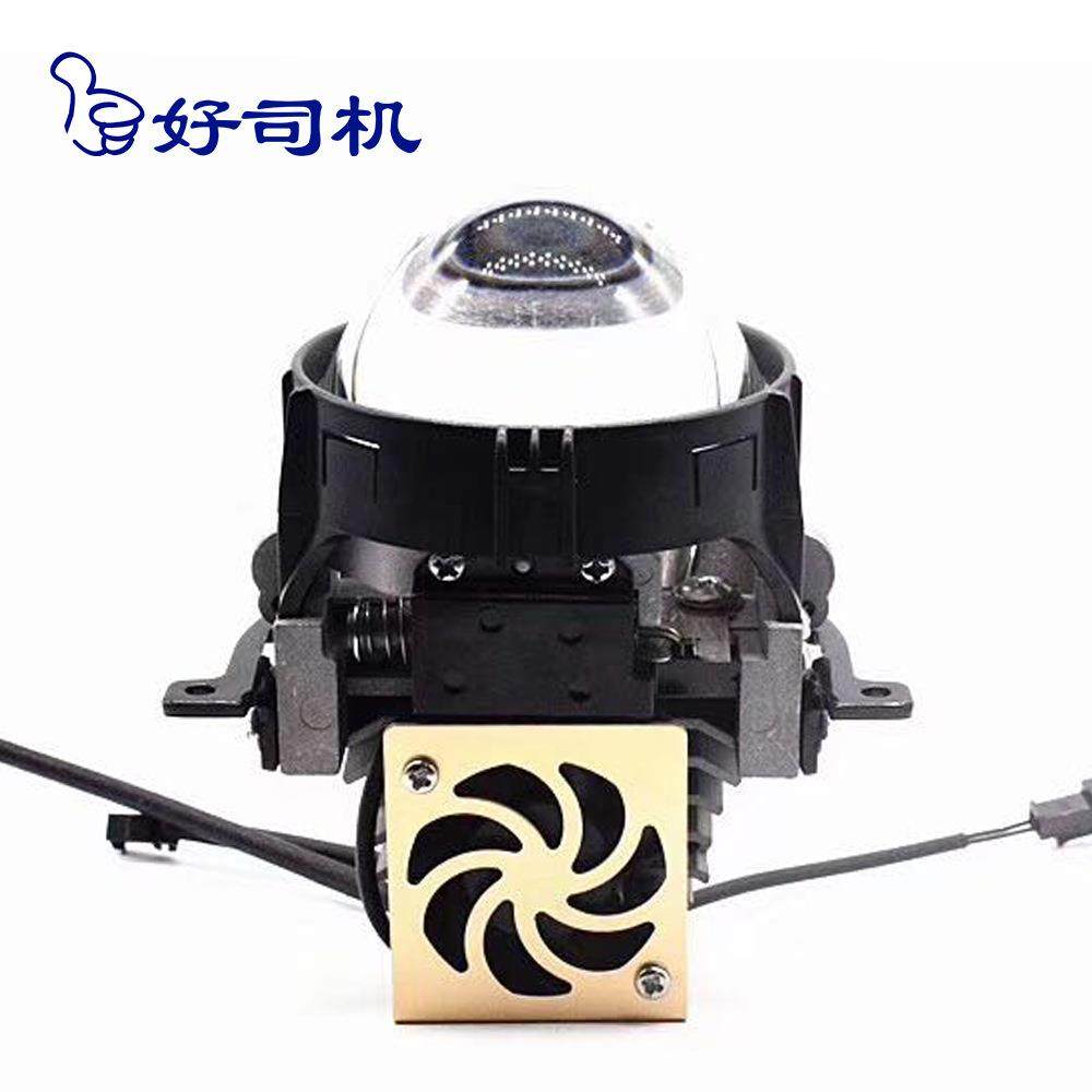 RX9LED双光透镜大灯前照灯改装超亮h4led透镜高亮聚光直销