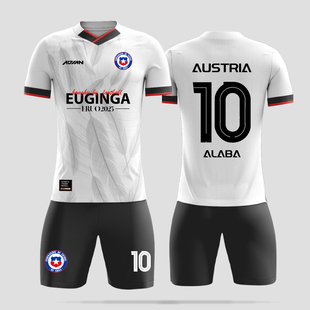 新款足球服定制夏季训练服男短袖套装成人队服设计无感印号印字