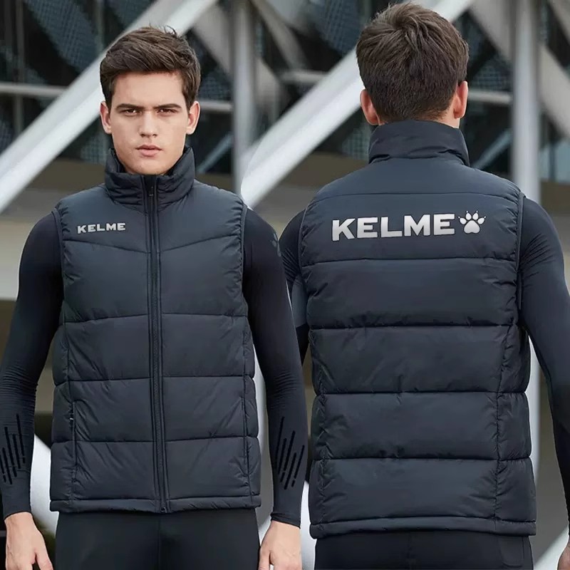 kelme卡尔美马甲冬季加厚保暖