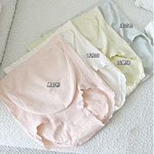 三条装 孕期产后可穿中腰高腰大码 舒适薄款 曼娜莎蚕丝蛋白孕妇内裤