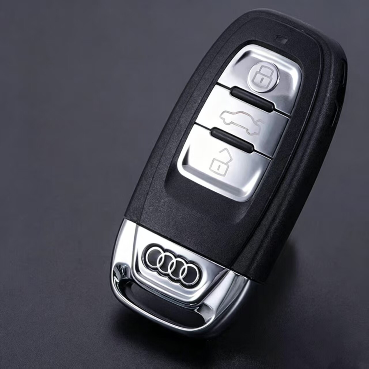 奥迪车钥匙壳A6L Q5 A4L A8 A5 A7 Q7原厂原装智能遥控器替换外壳