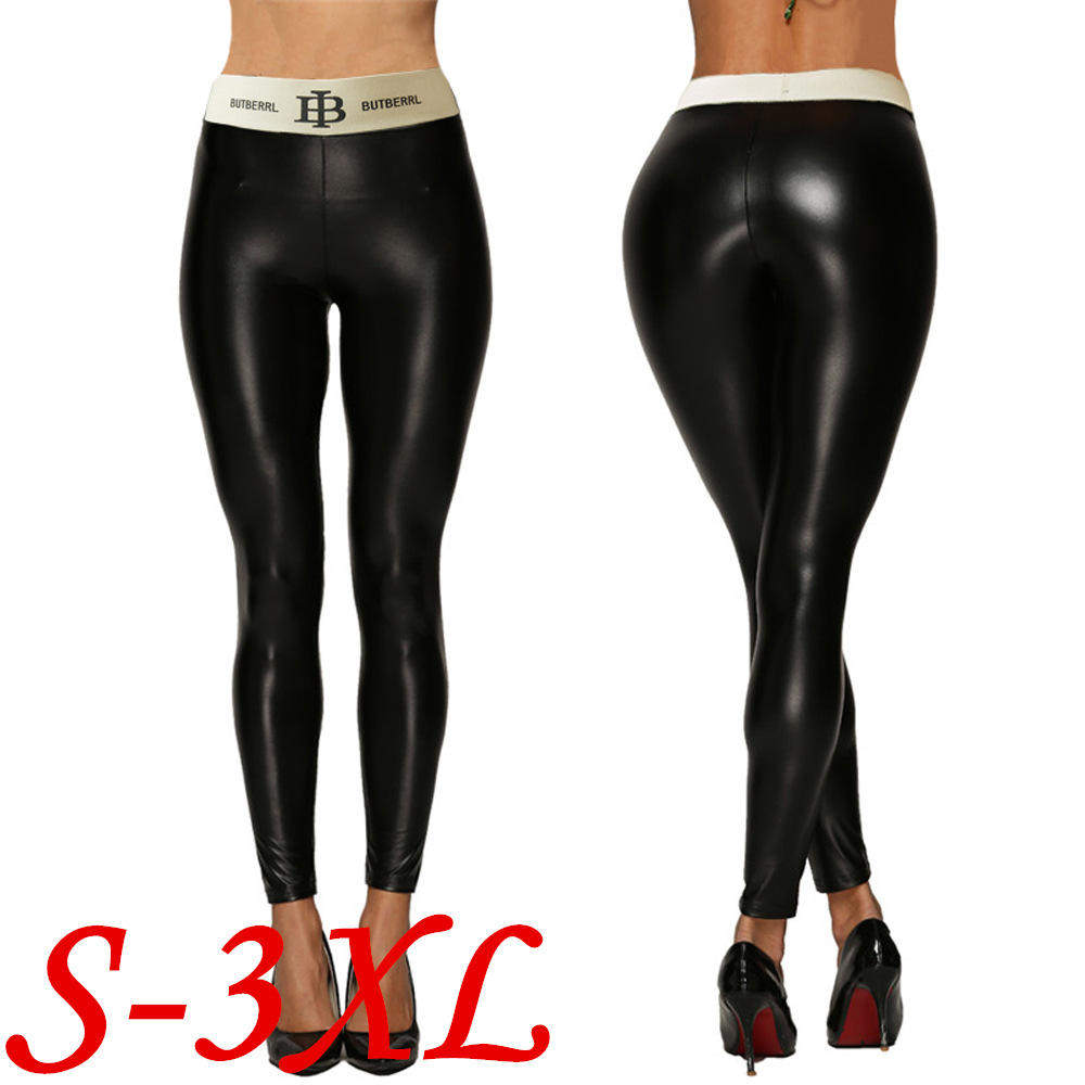 wish 亚马逊爆款字母腰带PU皮裤女 热卖打底裤高腰女裤大码,女装/女士精品,打底裤,淘宝优惠券,粉丝福利购,淘宝优惠卷