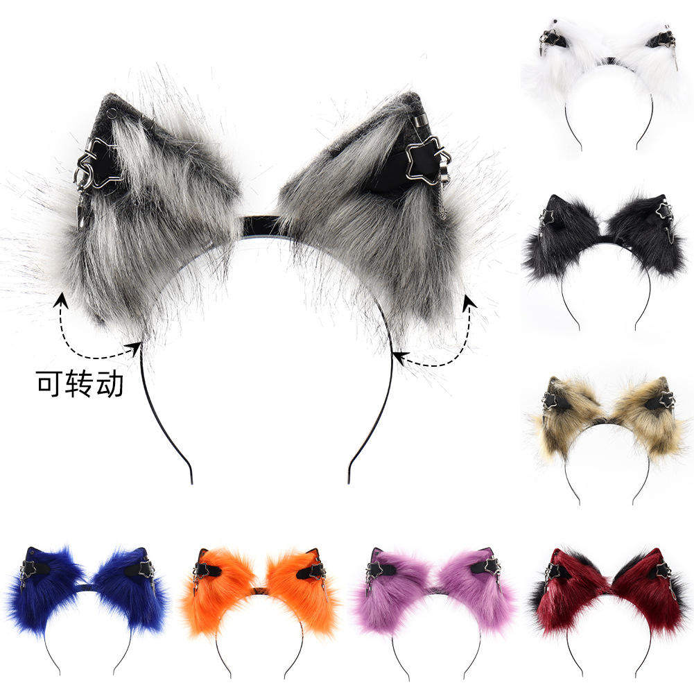 可充电毛绒电动款兽耳发箍 可拆卸狐耳Lolita漫展道具兽耳万圣节,饰品/流行首饰/时尚饰品新,发饰,淘宝优惠券,粉丝福利购,淘宝优惠卷