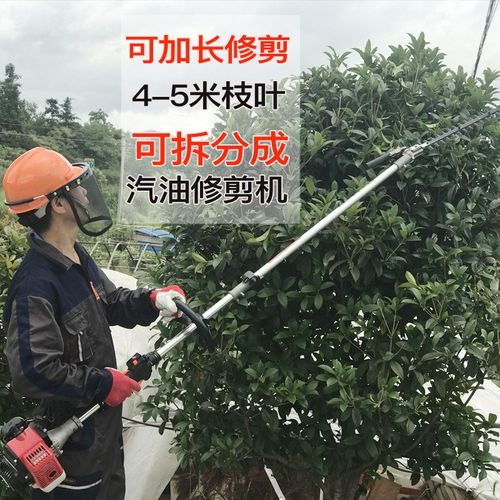 斯特克高枝锯加长侧挂式汽油高空锯修枝机修剪机果园除草割草机