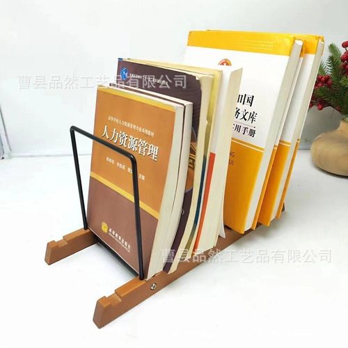 铁木黑胶唱片架桌面CD唱片收纳架可折叠LP展示架竹木唱片架书架