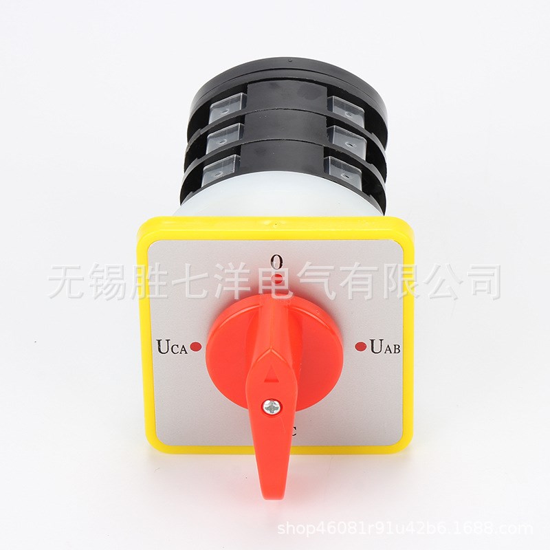 万能转换开关LW5D-16YH3/3三相电压负载电路四档三倒顺组合开关