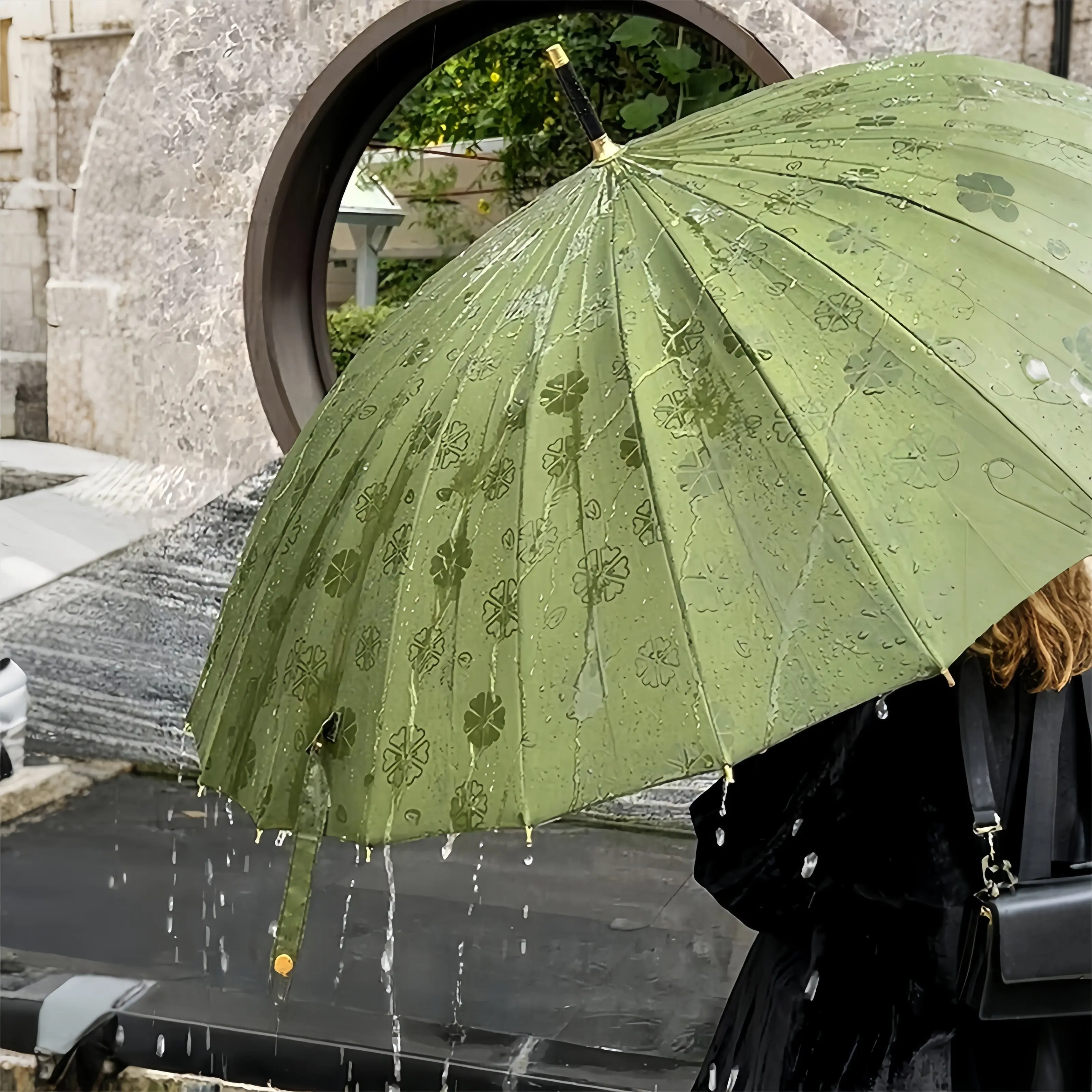 雨伞遇水开花加大加厚加固自动