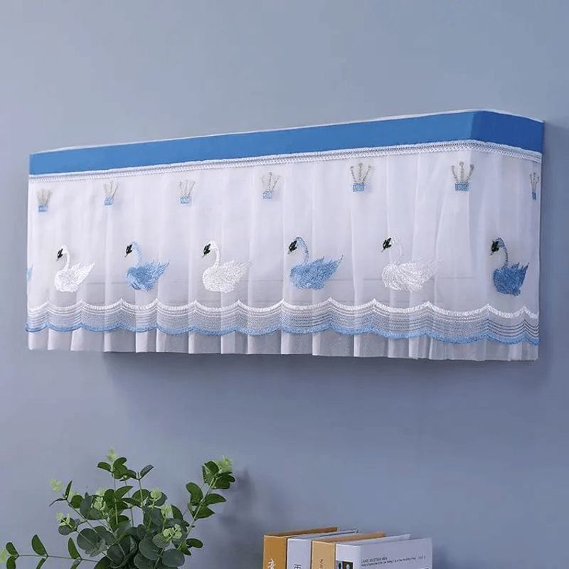 2025新款全包空调防尘罩挂机挡风帘通用防直吹套挂式遮阳不取