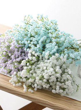 2025新款仿真满天星软胶手感装饰假花客厅家居绿植无水塑料插花