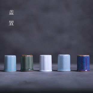 2026新款五大名窑陶瓷茶道盖置茶壶配件官窑汝窑定窑盖托复古