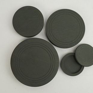 厂家直供三寸四寸五寸六寸墨海罗纹砚砚台简约圆形带盖墨池书法用