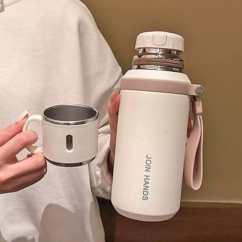2025新款保温杯女颜值水杯316不锈钢中学生上学专用泡茶杯子
