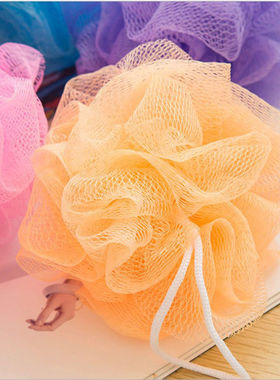 2026夏新品15克超轻盈起泡花浴球搓背神器浴室搓澡花洒洗澡美容