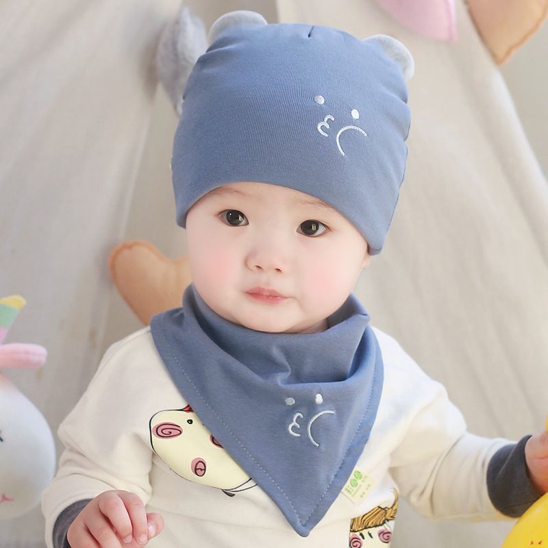 婴儿帽子秋冬季宝宝卤门