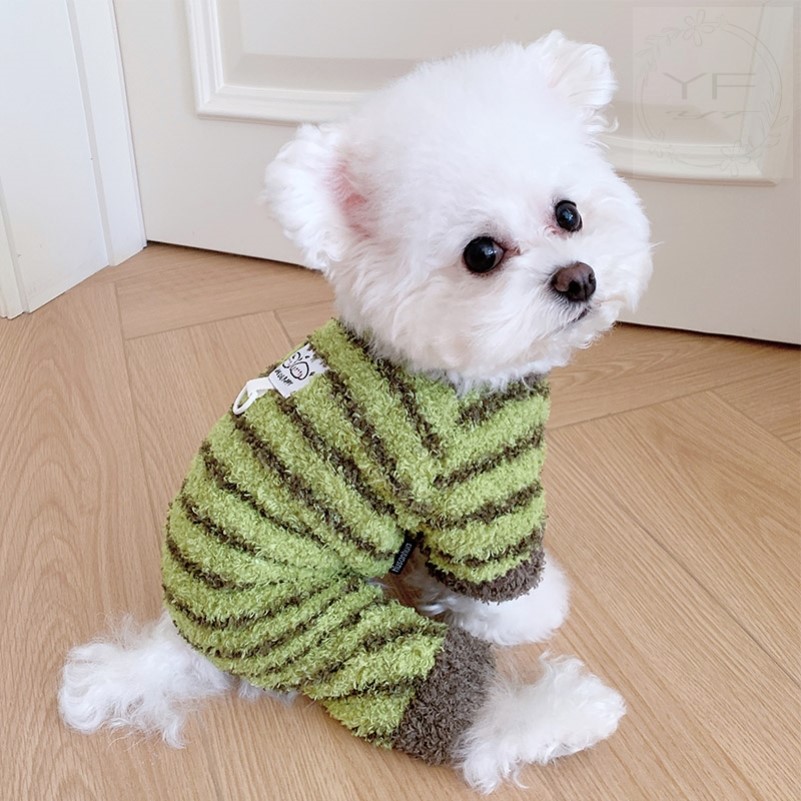 狗狗衣服冬装宠物小型犬比熊雪纳瑞加厚四脚小狗狗泰迪2025新款冬