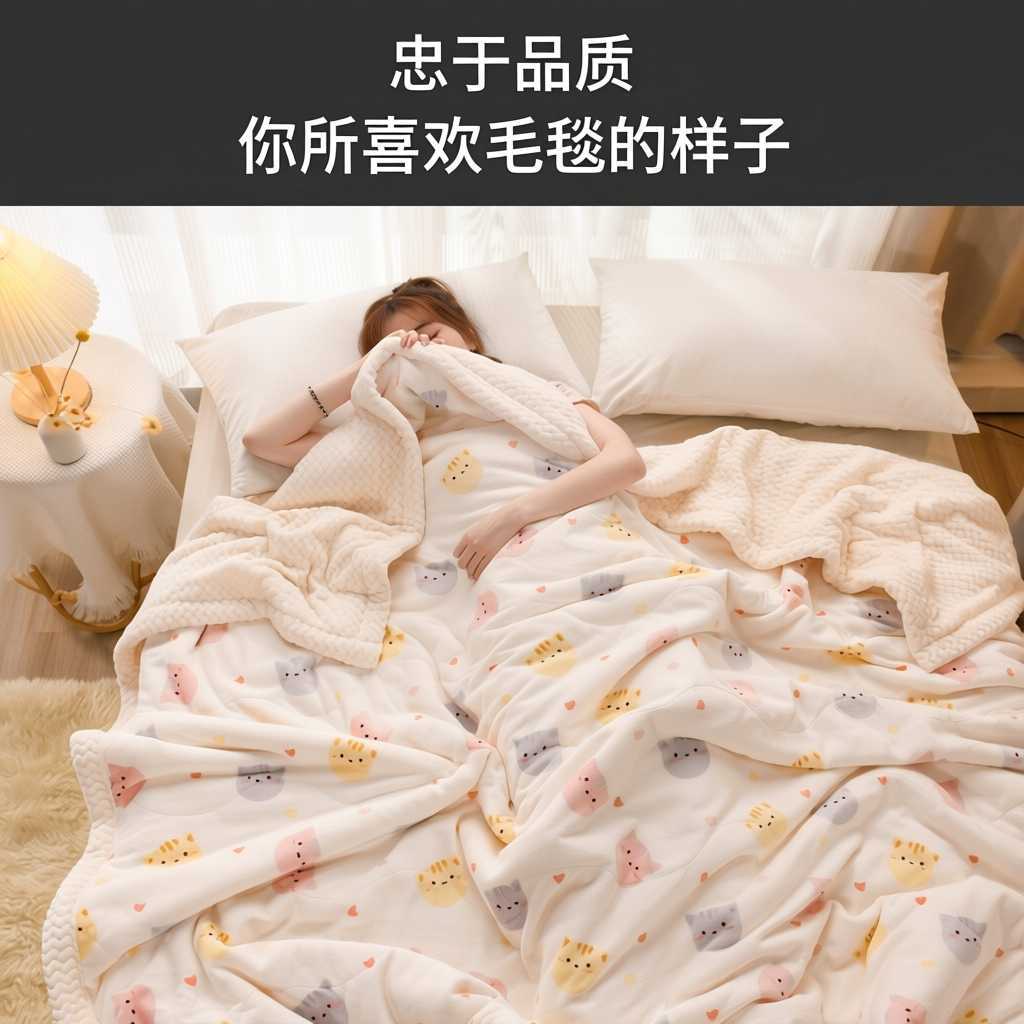 儿童毛毯冬季加厚婴儿被