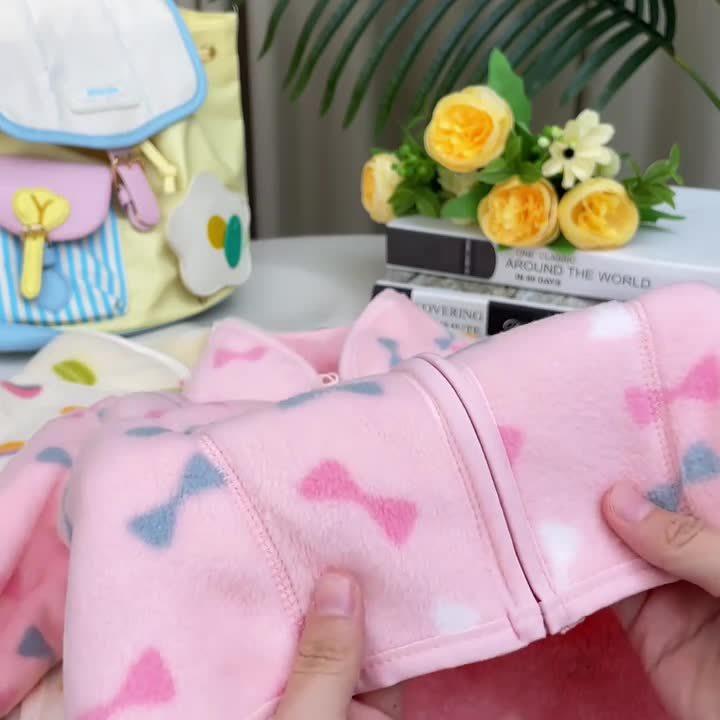 儿童摇粒绒外套秋冬季男