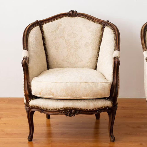 美式实木沙发组合中古样板房