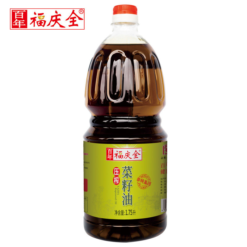 非转基因压榨菜籽油百年福庆全图片