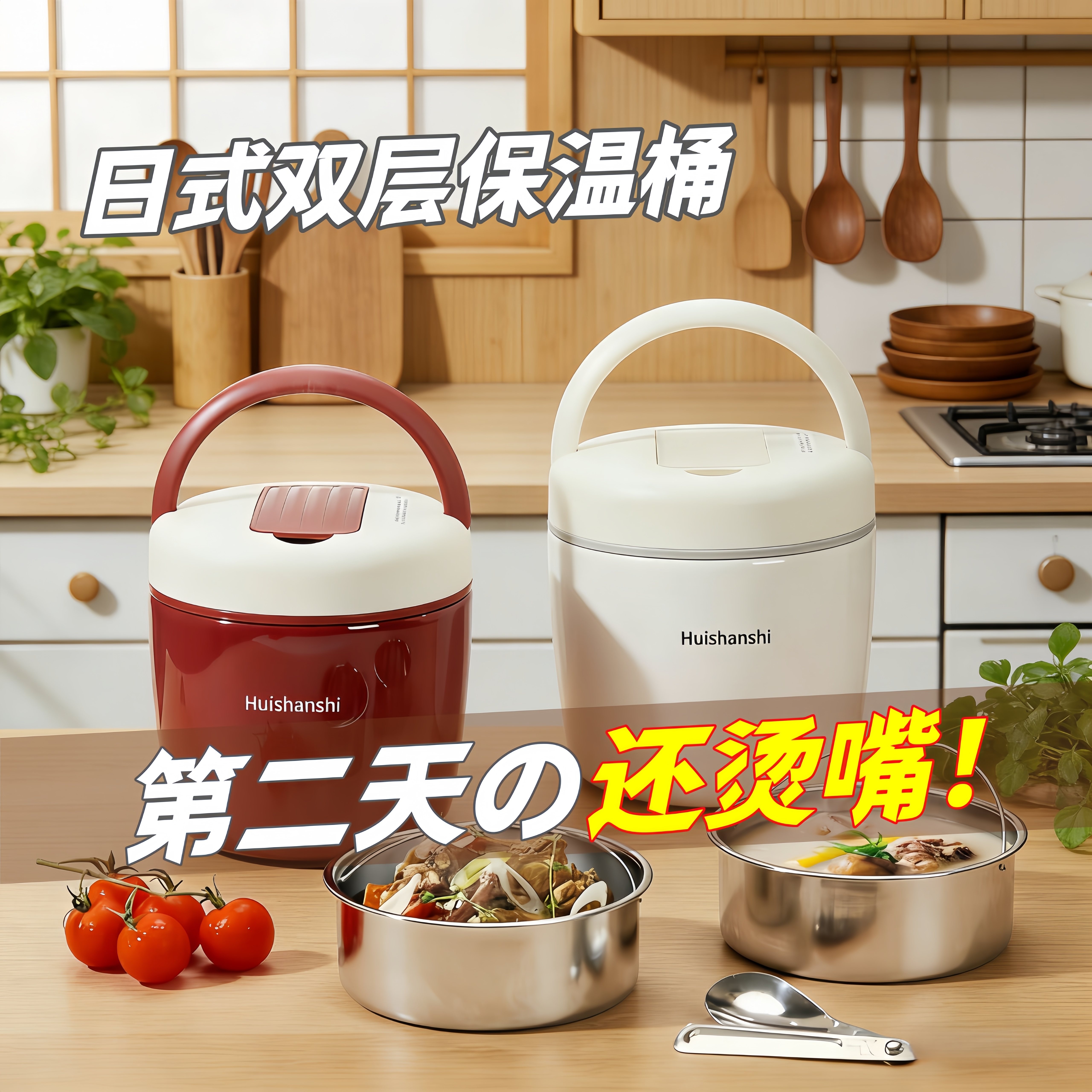 2026新款正品高档保温饭盒上班族带饭学生双层保温桶冬天保温饭桶