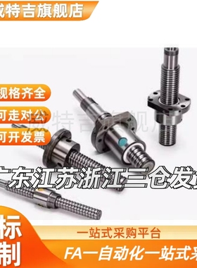 滚珠丝杠轴径20/25导程5/10LCS29-20-5/10机床导轨模组升降机配件