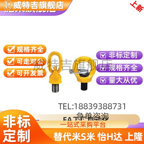 32-TCF31-0.3T 0.4T 0.6T 1.3T 2/2.5/3.5旋转SLEBH42吊环11/1.5T