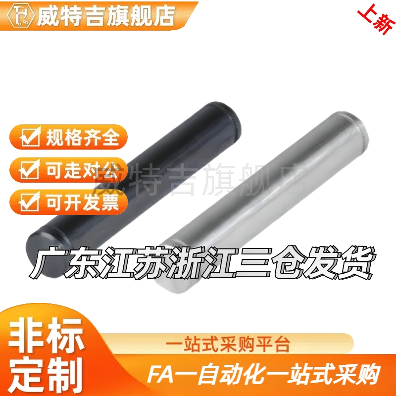 MAD01/2/11/21/22-D5-L200-A10-B10转轴 直杆型 带挡圈槽型