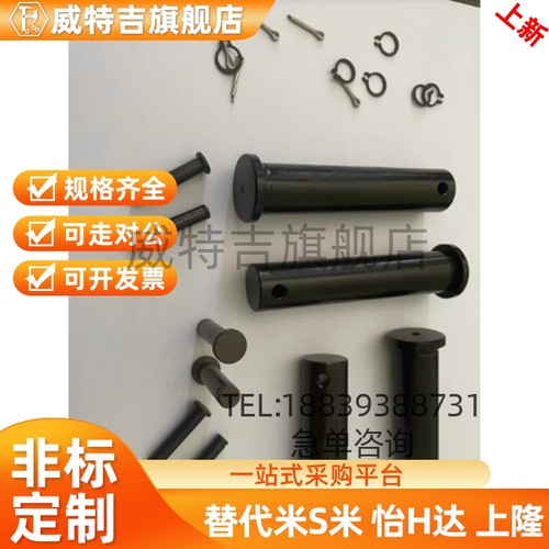 带肩铰链销MIB21 MIC21-D6 D8 D10 D12-L45 L50 L55 L60 L65 L70
