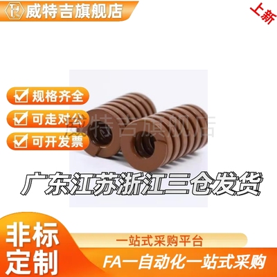 矩形弹簧棕色J-YSWB-D10-L10-20-25-30-35-40-45-50-55-6怡和达型