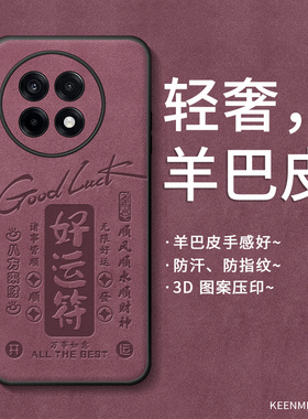 适用一加ace5手机壳一加13t新款ace3pro保护套oneplus15高级感男女ace2v全包防摔耐脏1加12好运吸金1+11外壳6