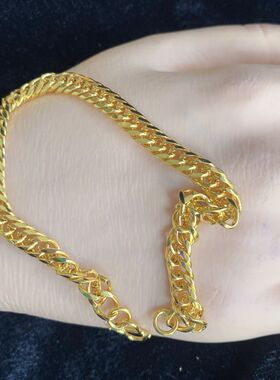 2025新款东南亚风情镀金手链越南设计持久闪耀男女通用潮流饰品