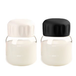 高硼硅玻璃杯水杯咖啡杯便携牛奶杯胖胖杯耐高温豆浆杯杯子女新款