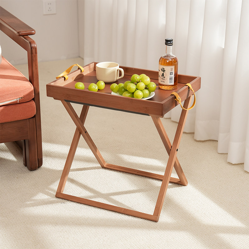 度庐沙发边几家用客厅茶几床边小桌子阳台庭院茶桌户外露营折叠桌