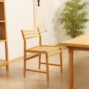 度庐餐椅家用靠背椅子茶室新中式软椅小户型学习办公椅阳台休闲椅