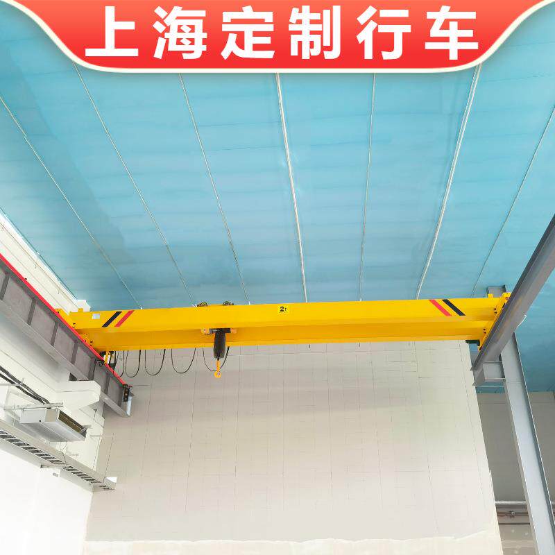 上海LH型3吨双梁行车5t葫芦双梁起重机厂房车间10T电动航车天吊