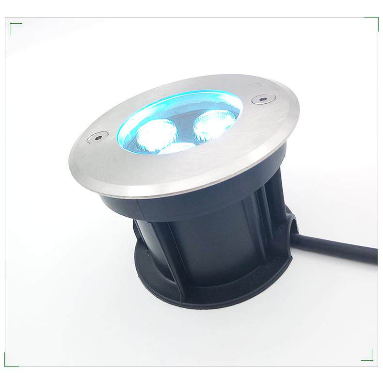 LED水底地埋灯3-18W地埋灯内控水底灯防水埋地灯不锈钢IP68