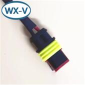 282080 1线束AMP接插件汽车防水插头线对接头282080 1带线