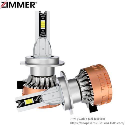 ZIMMER新款24V专用款LED汽车大灯E65MINI双铜管3575高亮汽车灯