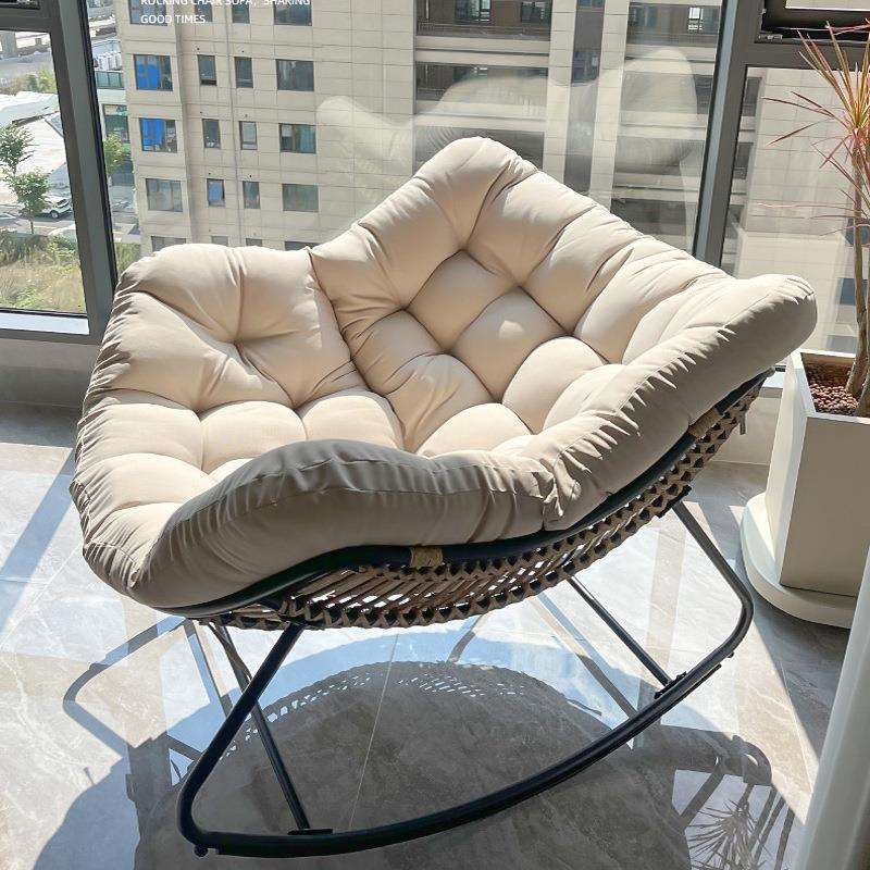 鸟窝摇摇椅摇椅躺椅单人懒人沙发阳台成人窝窝椅可躺可睡椅可睡觉