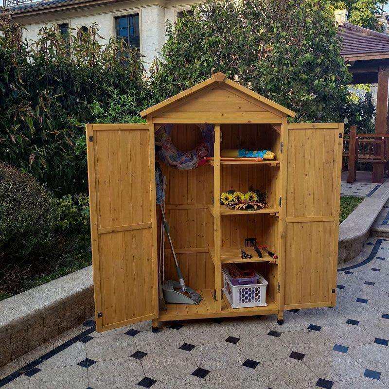 防雨防晒储物杂物柜多层收纳柜大码阳台花园庭院整理箱工具房