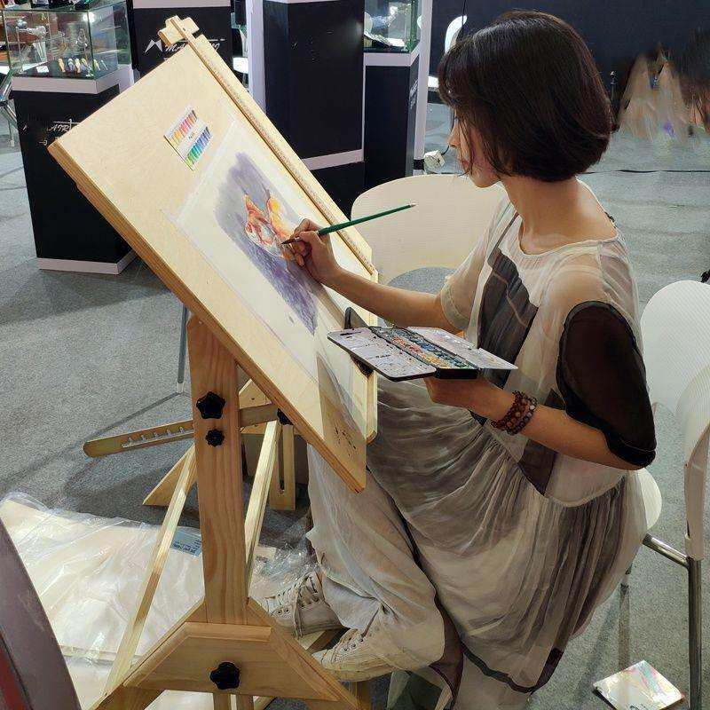 画桌培训教学绘图桌绘画画板建筑设计师工程制图桌升降倾斜学生画
