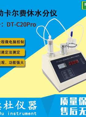 DT-C20Pro型自动卡尔费休水分仪 微量水分测定仪