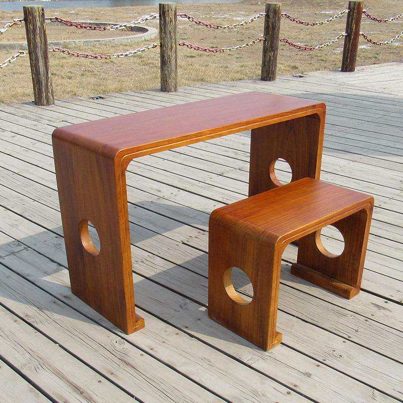 烧桐木仿古琴桌共鸣古琴桌凳实木琴桌琴凳国学古琴桌书法桌古筝桌