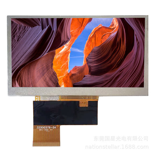 4.3英寸TX11D06VM2AAA高亮500nit宽温工业用Lcd模组