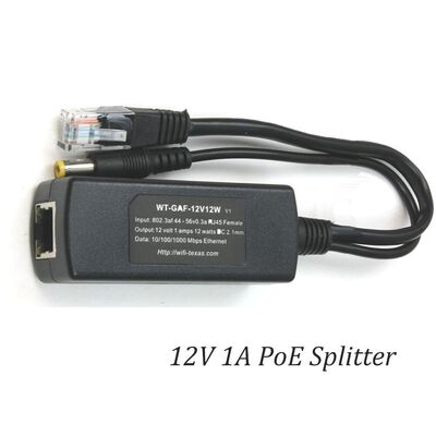 802.3af/atPOE转12V1A带2.1*5.5MMDC头分离器