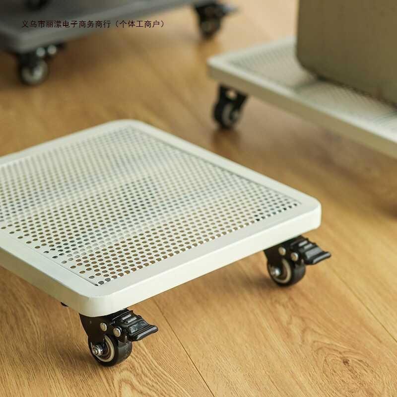 底座承重花盘正方形垫底万向轮移动花盆托盘底座可滚轮大号托包邮