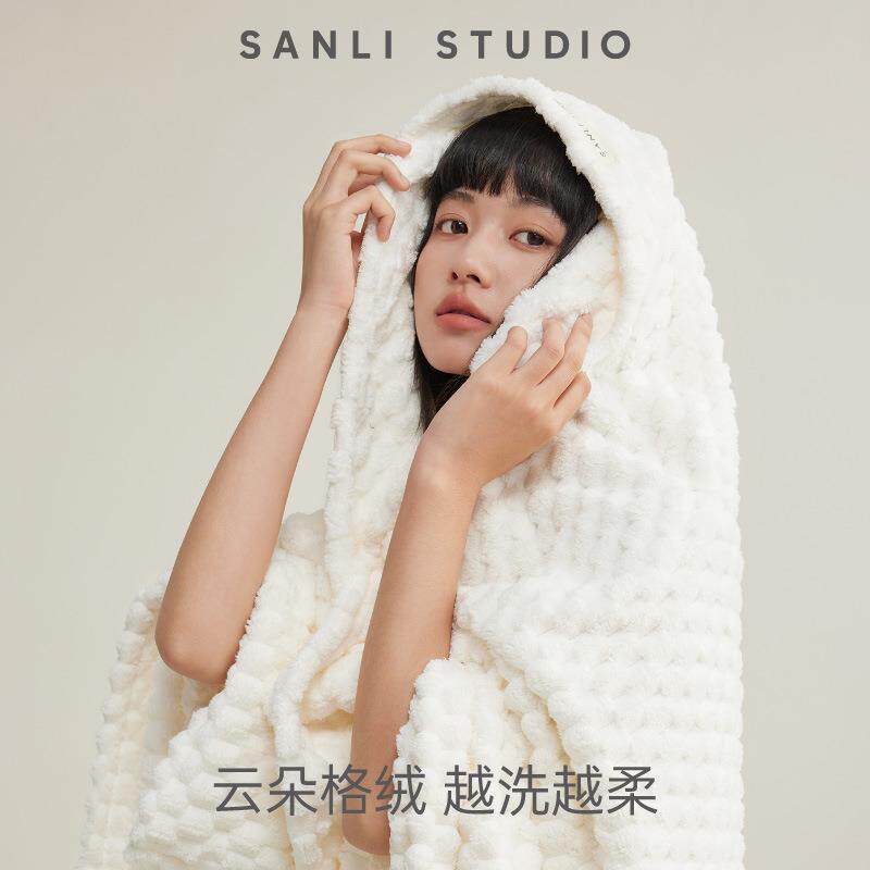 浴巾大人三件套比纯棉吸水不掉毛女2024新款高级裹巾加大加厚