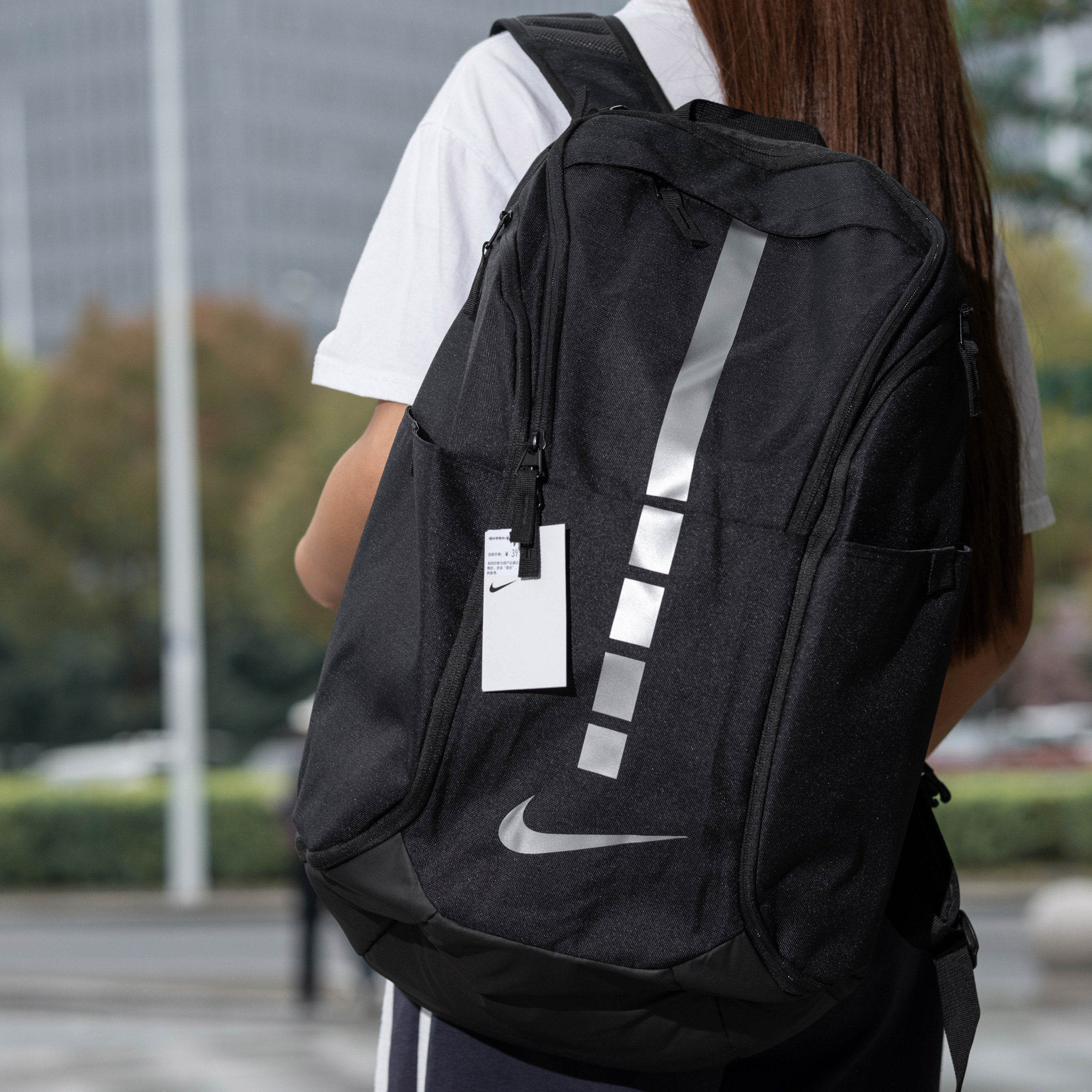 耐克NIKE HOOPS大容量运动篮球学生书包电脑旅行双肩背包男BA5554
